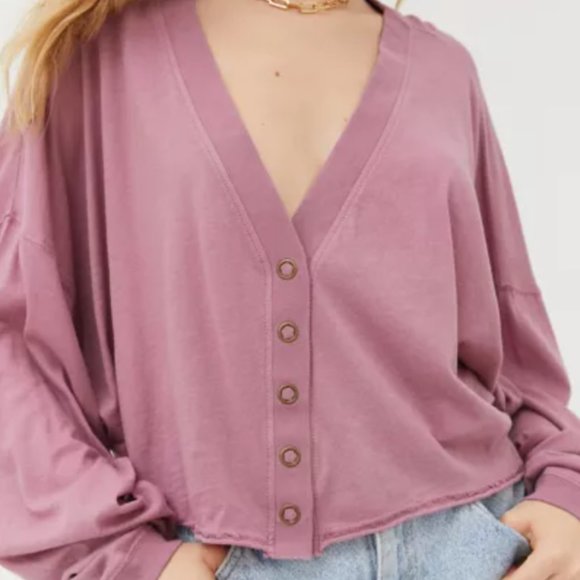 Urban Outfitters Tops - UO Out From Under Corey Dolman Cropped Cardigan